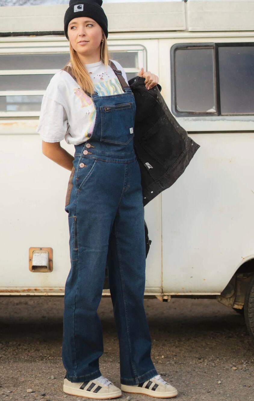 Women's Ripton & Co. Denim Jean Overalls Adjustable Straps Medium